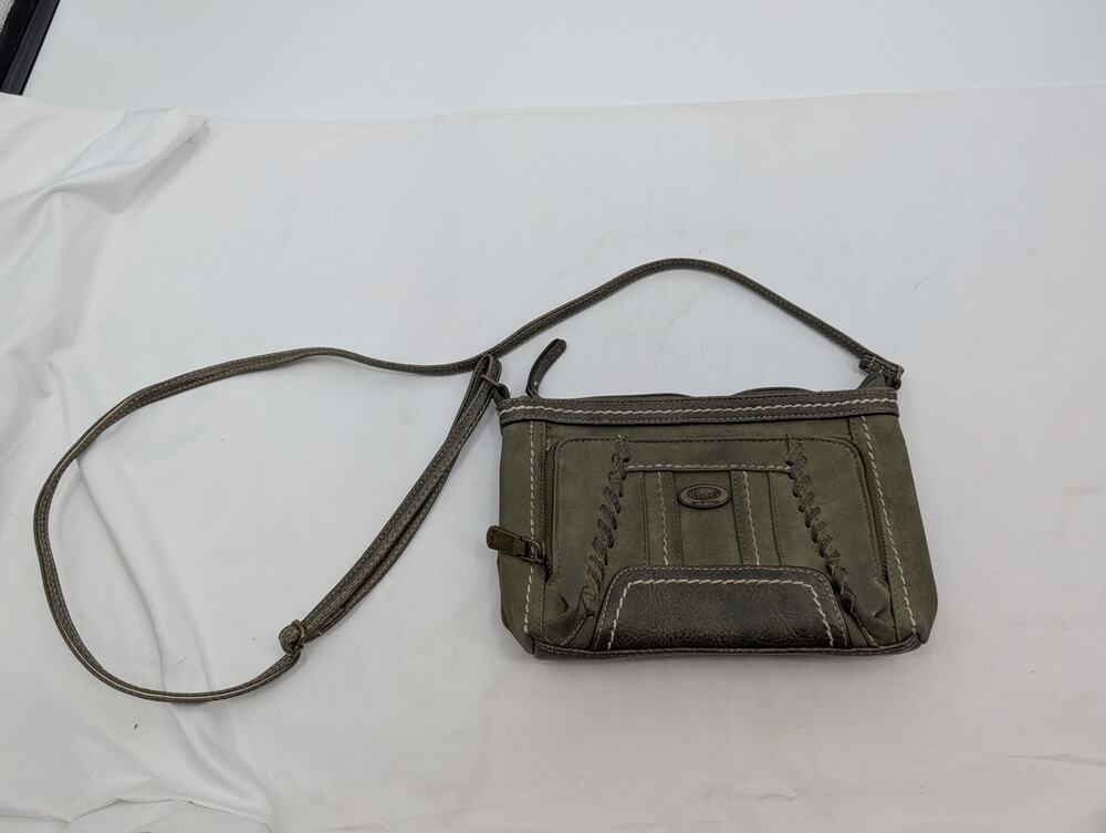 BOC Born Concept Green Crossbody Purse Organizer Country Western Rodeo Cowgirl